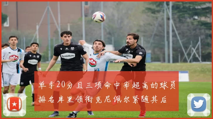 单季20分且三项命中率超高的球员排名库里领衔克尼佩尔紧随其后