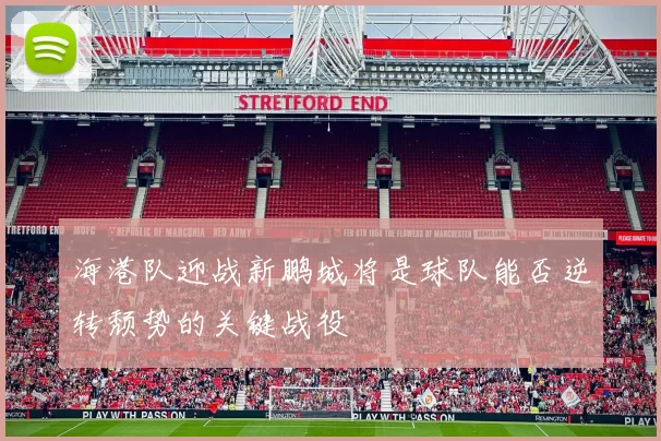 海港队迎战新鹏城将是球队能否逆转颓势的关键战役